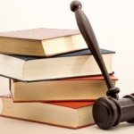 Law Books Gavel